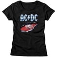 thumbnail image 1 of AC/DC Razor's Edge Black Junior Women's T-Shirt, 1 of 2