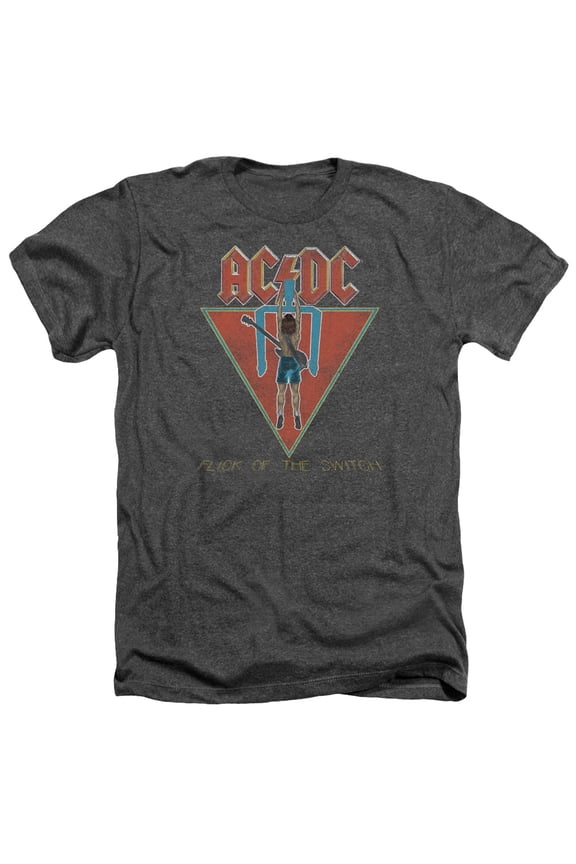 Men's AC/DC Flick Of The Switch T-shirt Large Grey