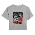 thumbnail image 1 of AC/DC - Rock Strokes - Juniors Cropped Graphic T-Shirt, 1 of 4