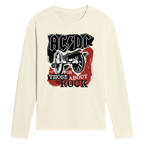 AC/DC - Rock Strokes - Men's Long Sleeve Graphic T-Shirt