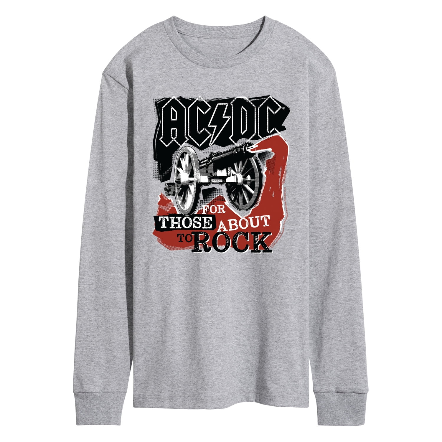AC/DC - Rock Strokes - Men's Long Sleeve Graphic T-Shirt - Walmart.com