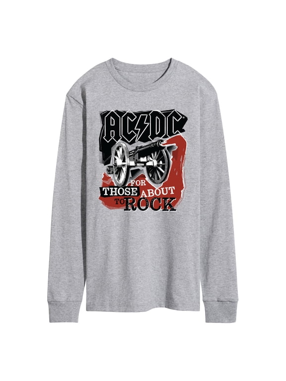 - Rock Strokes Men's Long Sleeve Graphic T-Shirt