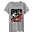 thumbnail image 1 of AC/DC - Rock Strokes - Women's Short Sleeve Graphic T-Shirt, 1 of 4