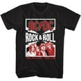 thumbnail image 1 of AC/DC Rock and Roll Lightning Black Adult T-Shirt, 1 of 2