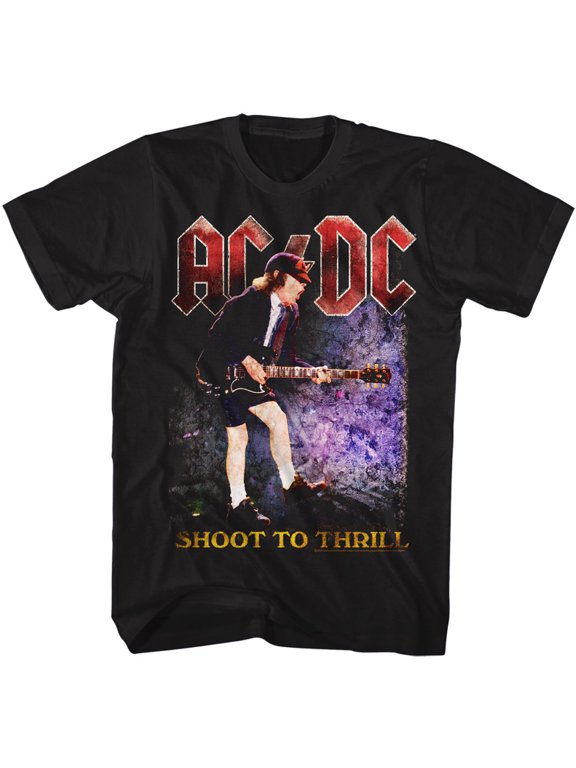 AC/DC Shoot To Thrill Black Adult T-Shirt