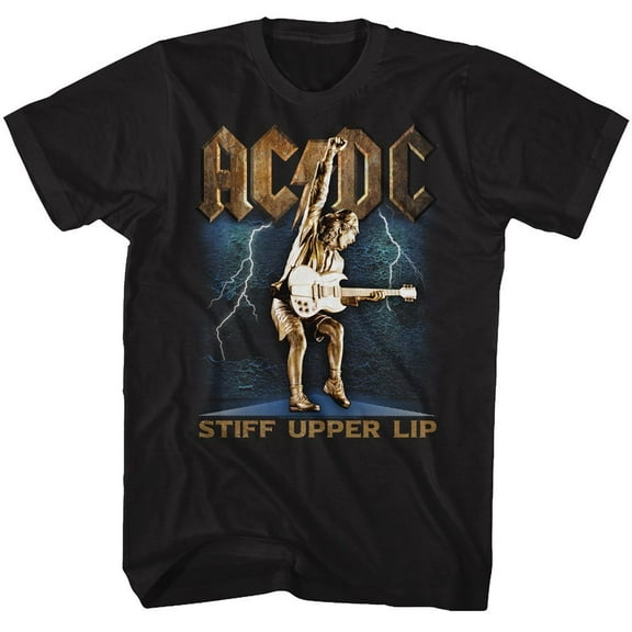 AC/DC Stiff Black Adult T-Shirt 3Xlt