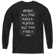 thumbnail image 1 of AC/DC Struck Youth Long Sleeve T-Shirt Black, 1 of 2