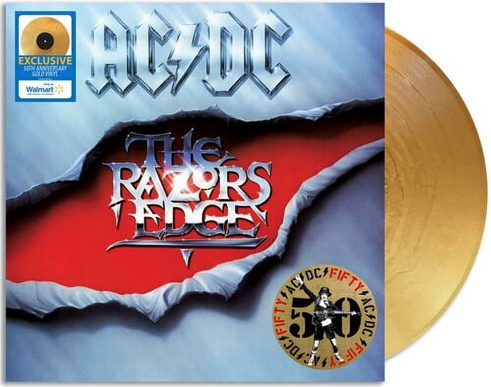 AC/DC The Razor's Edge サイン入り Walmart Exclusive: AC/DC - The Razor's Edge 50th Anniversary