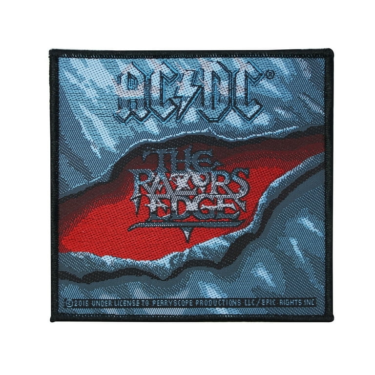 AC/DC The Razors Edge Album Cover Official New Black Woven