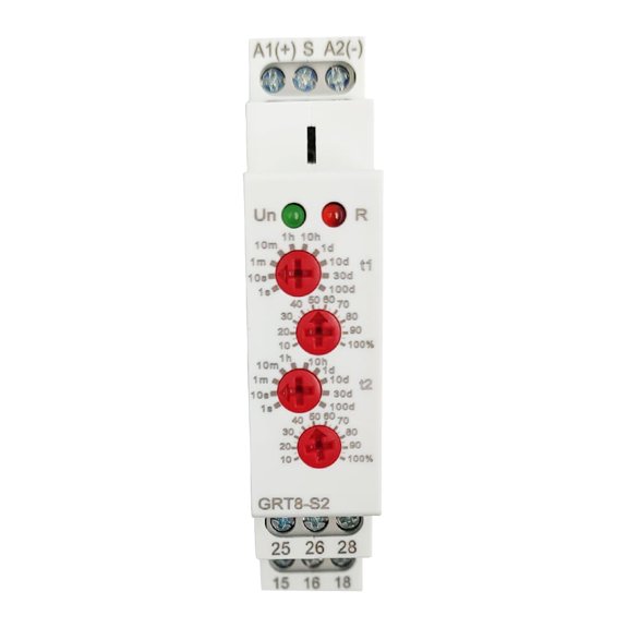 AC/DC Timer Relay 12-240V 0.1s-100Days Dual Cycle Control
