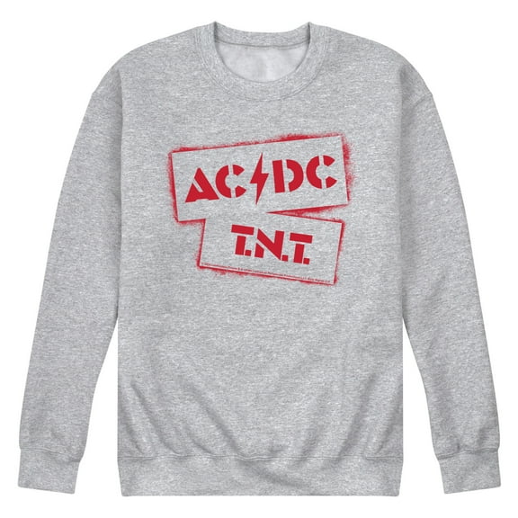 AC/DC - Tnt Stencil - Men's Crew Fleece Sweatshirt