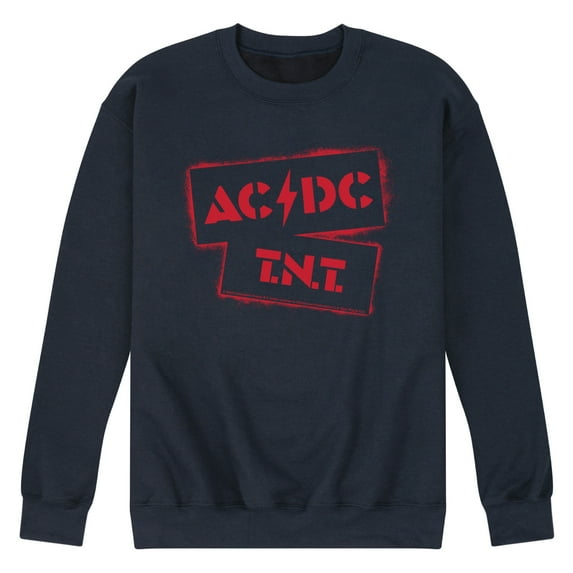 AC/DC - Tnt Stencil - Men's Crew Fleece Sweatshirt