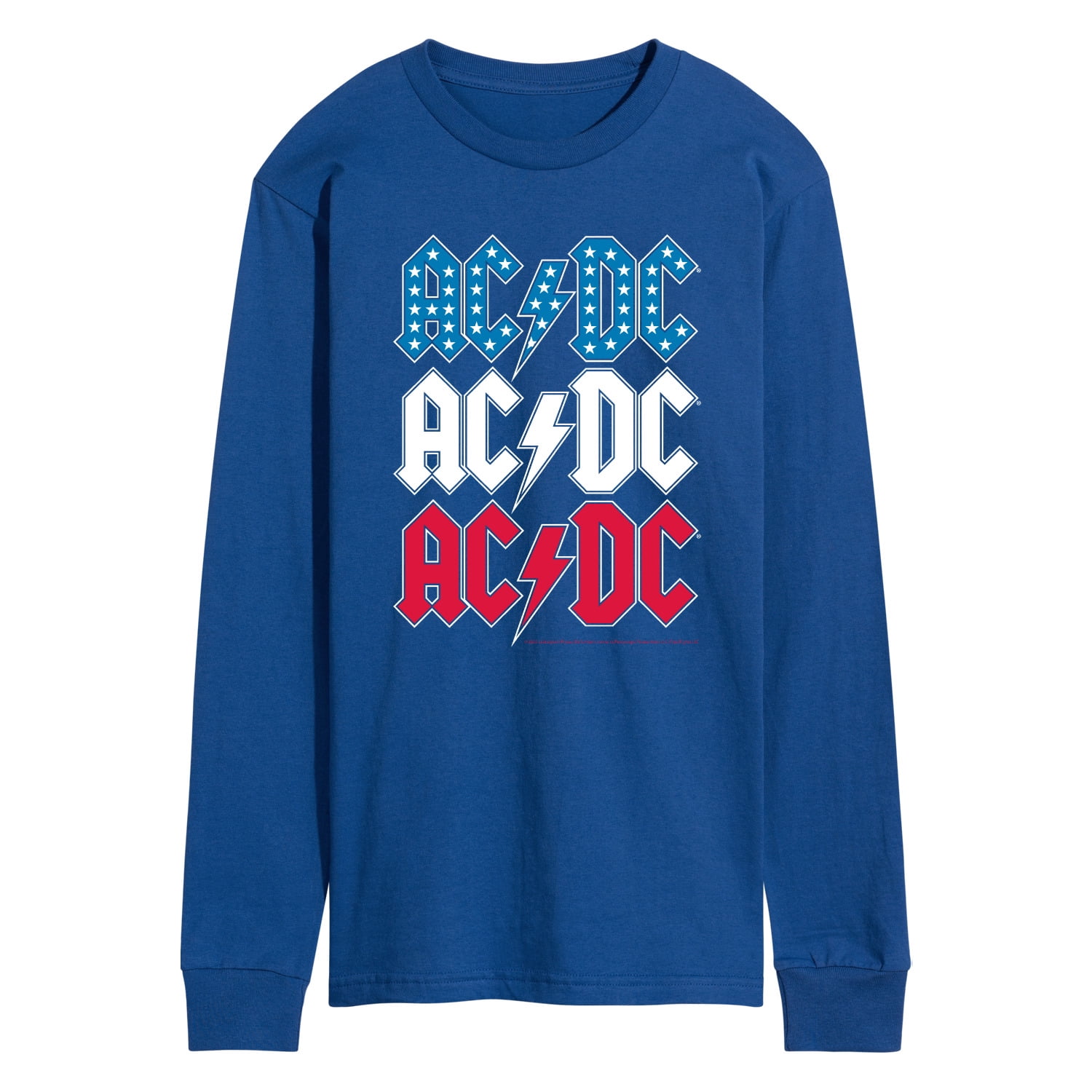 AC/DC - USA Stack - Men's Long Sleeve Graphic T-Shirt - Walmart.com