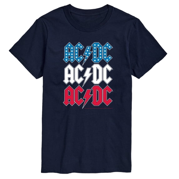 AC/DC - USA Stack - Men's Short Sleeve Graphic T-Shirt