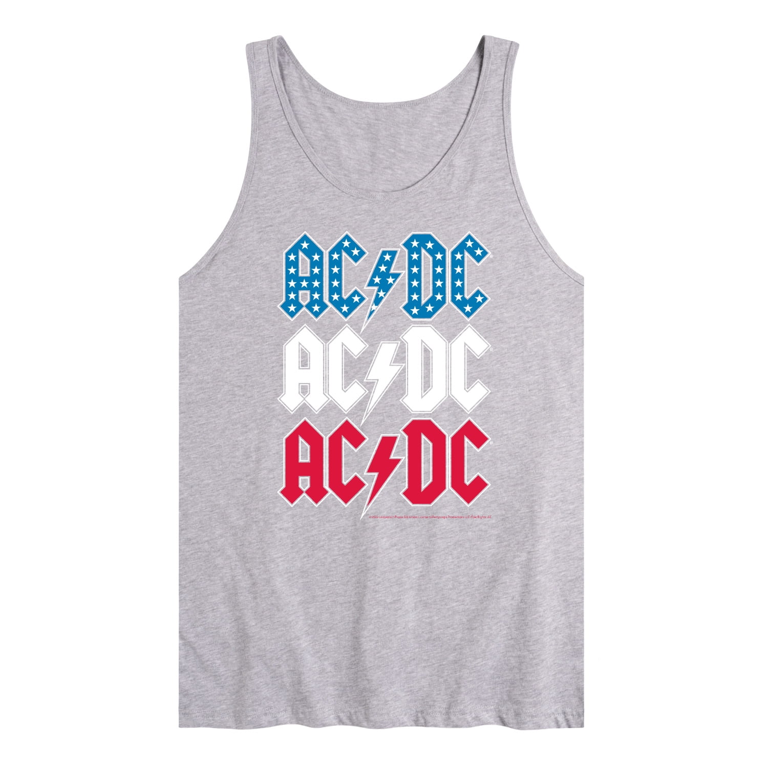 AC/DC - USA Stack - Men's Sleeveless Graphic Tank - Walmart.com