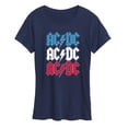 thumbnail image 1 of AC/DC - USA Stack - Women's Short Sleeve Graphic T-Shirt, 1 of 4