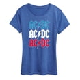 thumbnail image 1 of AC/DC - USA Stack - Women's Short Sleeve Graphic T-Shirt, 1 of 4