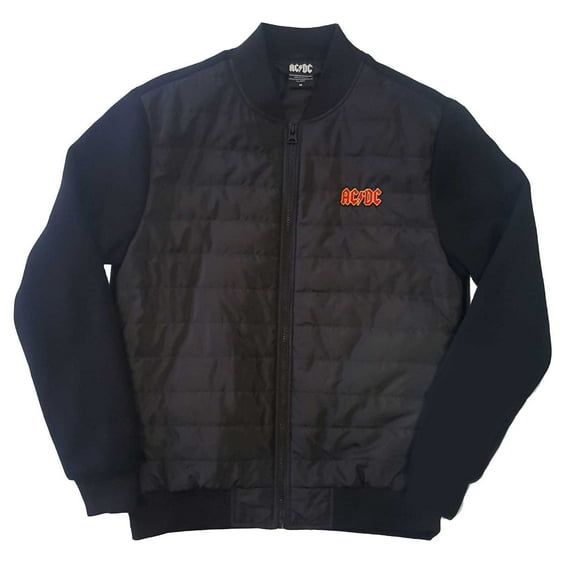 AC/DC Unisex Quilted Jacket Logo (X-Large)