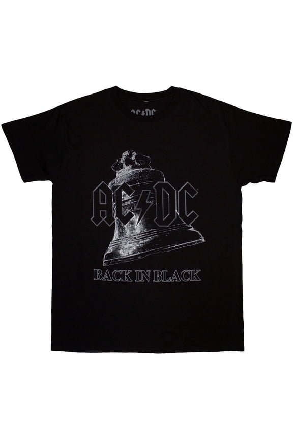 AC/DC Unisex T-Shirt: Back In Black Bell (X-Large)
