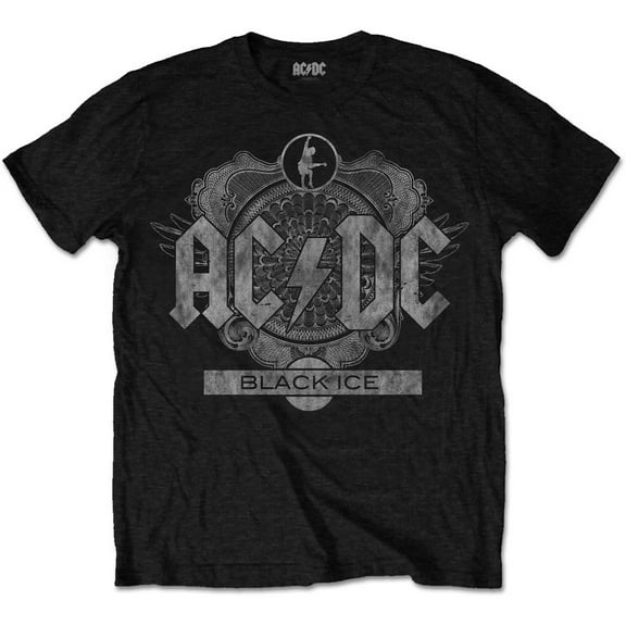 AC/DC Unisex T-Shirt Black Ice (Small)