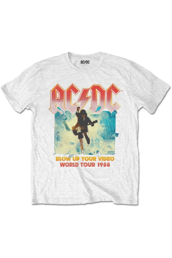 AC/DC Unisex T-Shirt Blow Up Your Video (Small)