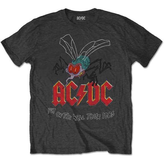 AC/DC Unisex T-Shirt Fly on the Wall (Medium)