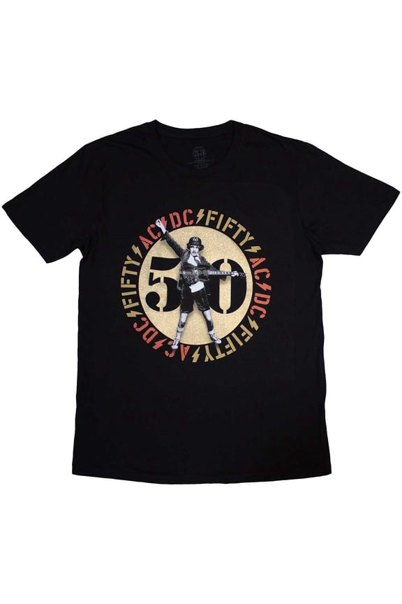 AC/DC Unisex T-Shirt: Gold Emblem