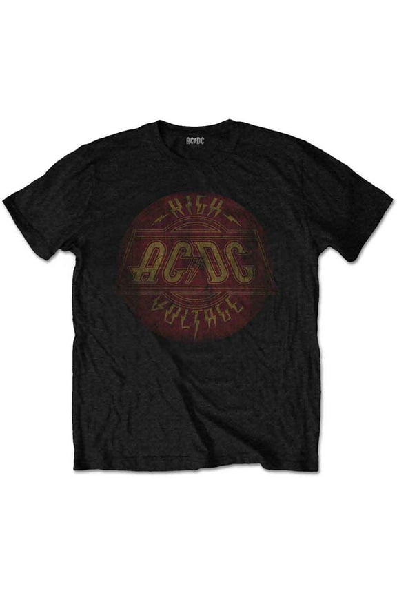 AC/DC Unisex T-Shirt High Voltage Vintage (Large)