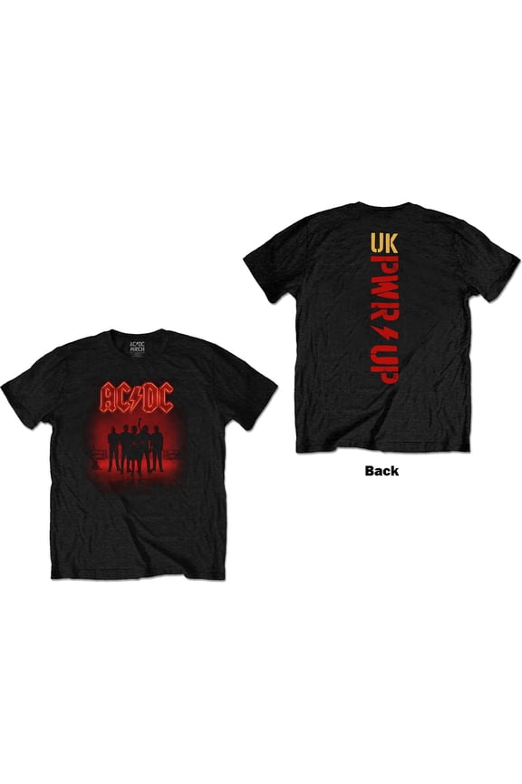 AC/DC Unisex T-Shirt PWR-UP (Back Print) (XX-Large)