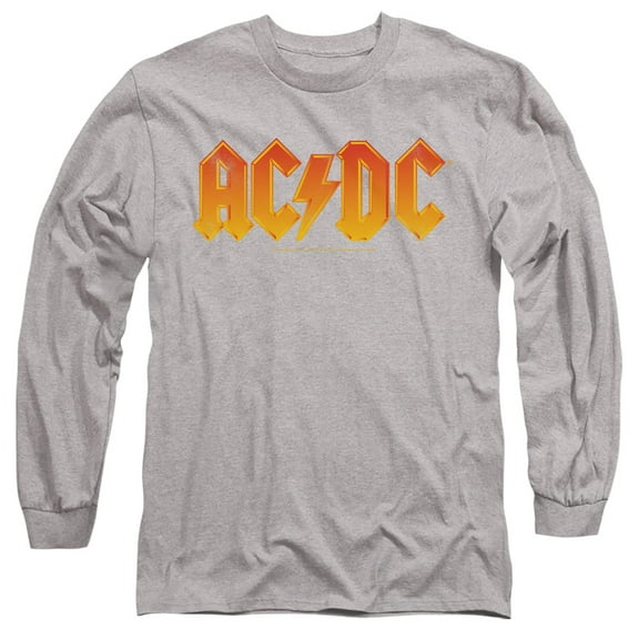 AC/DC Vintage Unisex Adult Long-Sleeve T-Shirt Athletic Heather