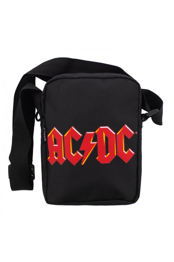 AC/DC Red Logo ROCKSAX Crossbody Bag