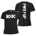 thumbnail image 1 of AC/DC White Jagged Logo Band Power Up Back and Front Tee for Men T-Shirt Medium Black, 1 of 4