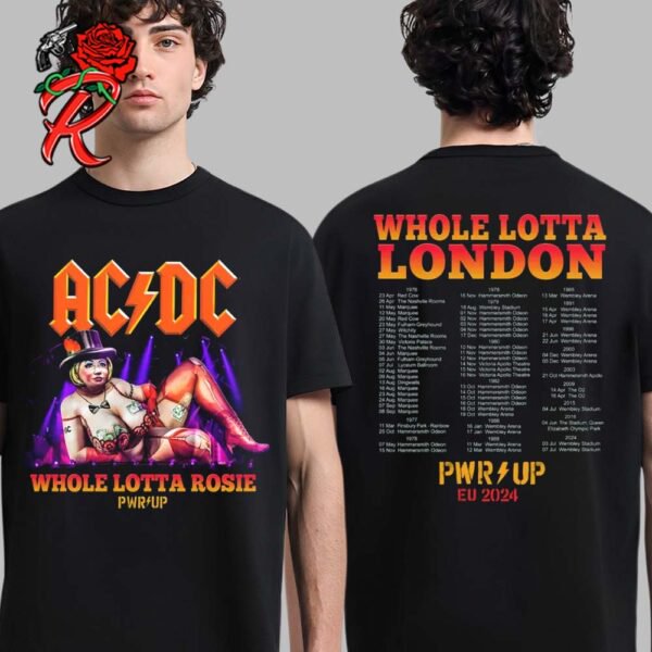 AC DC Whole Lotta London Merch Power Up Tour 2024 In London PWR Up EU