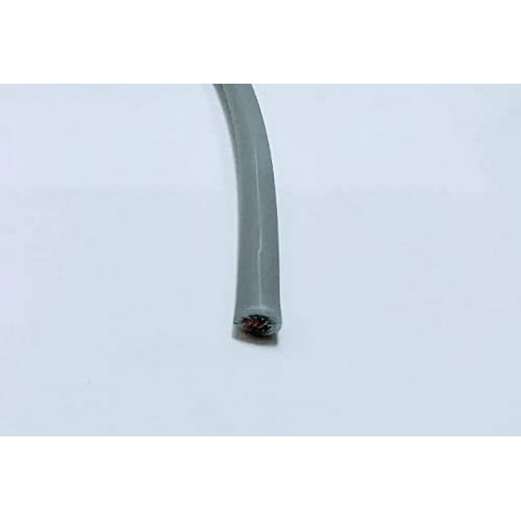 AC/DC Wire And Supply 10 AWG Automotive High Temp GXL Wire Stranded Copper Wire 10 Colors Made in USA, Pick Your Size and Color (10 FT, Grey)