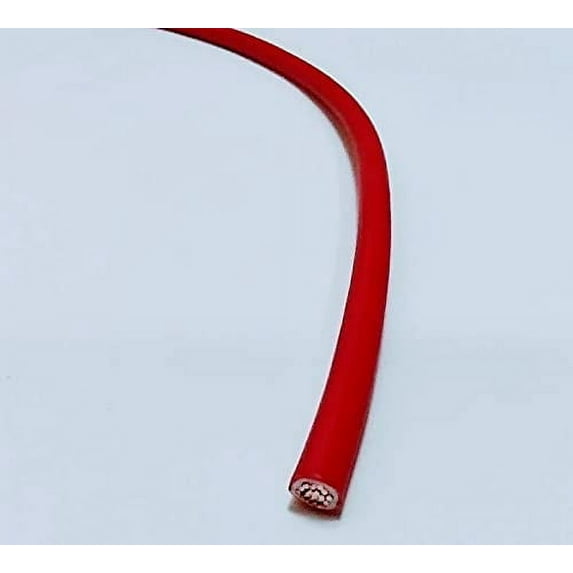 AC/DC Wire And Supply 10 AWG Automotive High Temp GXL Wire Stranded Copper Wire 10 Colors Made in USA, Pick Your Size and Color (10 FT, Red)