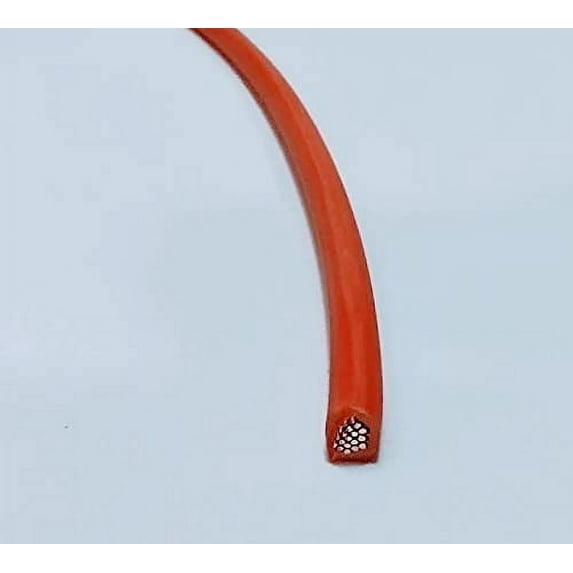 AC/DC Wire And Supply 10 AWG Automotive High Temp GXL Wire Stranded Copper Wire 10 Colors Made in USA, Pick Your Size and Color (50 FT, Orange)