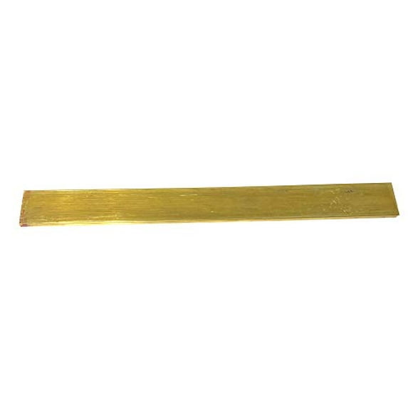 AC/DC Wire And Supply Brass Flat Bar Stock 3/16" x 1 1/4 x 24" Knife Making Handle Bolster C360 Buss (1 bar) Made In USA