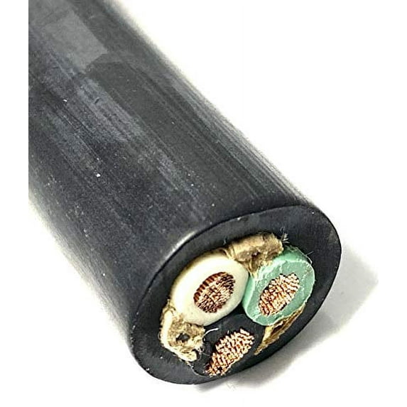 AC/DC Wire And Supply SOOW 10/3 Wire Cable Cord - SOOW Jacket, 30 Amps, 3 Wire, 600v - Water and Oil Resistant (25 FT) USA