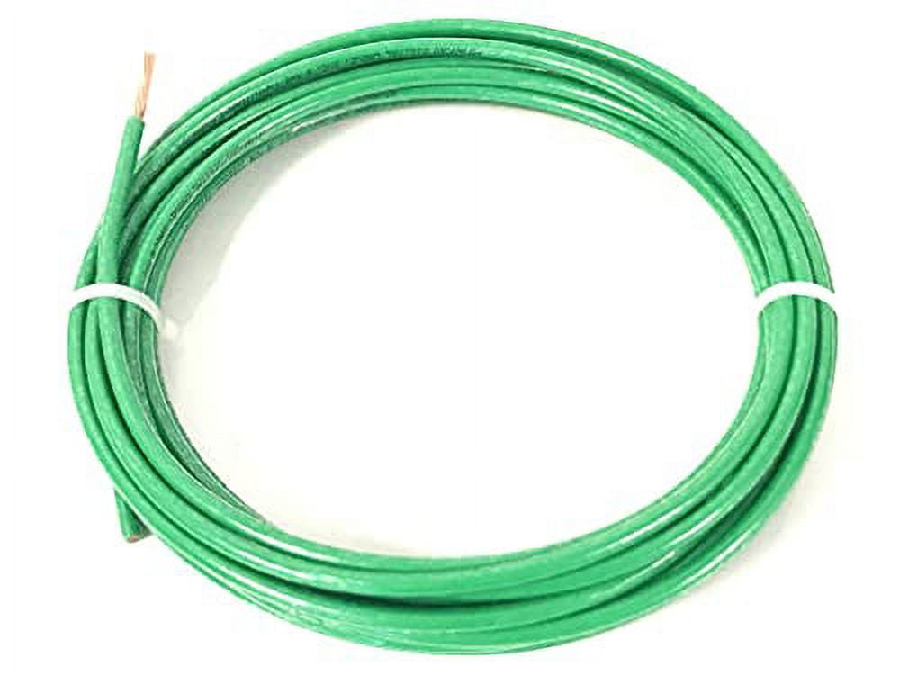 AC/DC Wire And Supply THHN THWN-2 600V 10 AWG Gauge Green Nylon Stranded Copper Building Wire (250 FT)