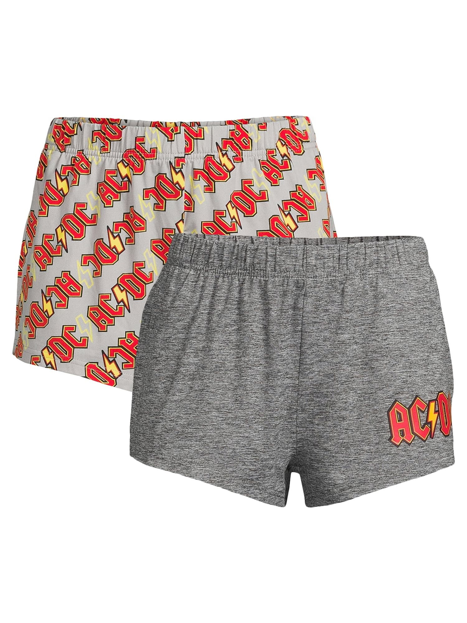 AC/DC Women's Boxer Shorts, 2-Pack, Large - Walmart.com