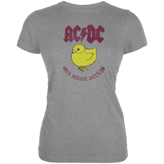 AC/DC Women's Juniors Hen House Short Sleeve T Shirt