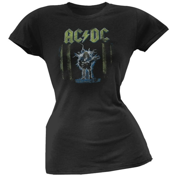 AC/DC Women's Juniors Who Made Who Short Sleeve T Shirt