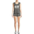 thumbnail image 1 of AC/DC Women's and Women's Plus Tank Top, Shorts and Socks, 3-Piece Sleep Set, 1 of 5