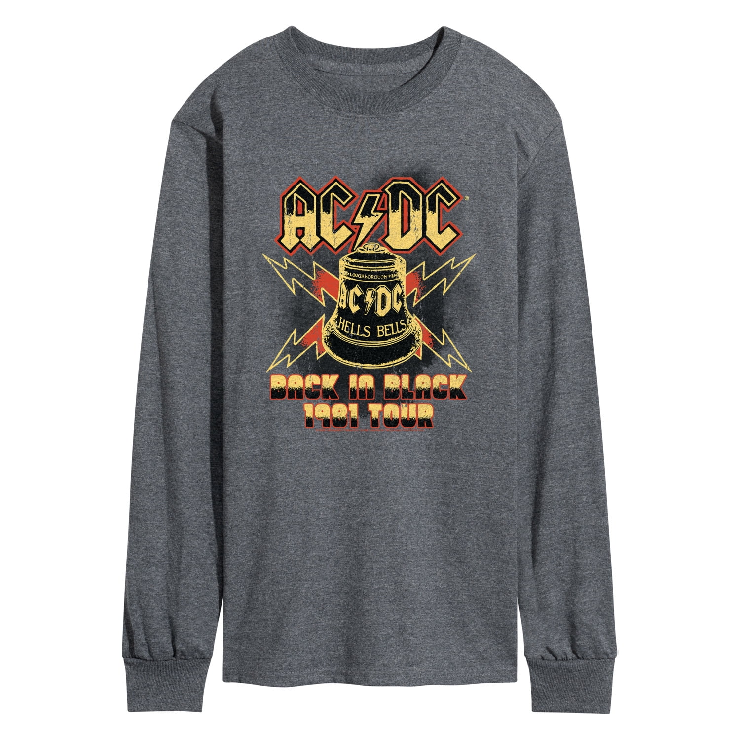 AC/DC - World Tour 1981 - Men's Long Sleeve Graphic T-Shirt - Walmart.com