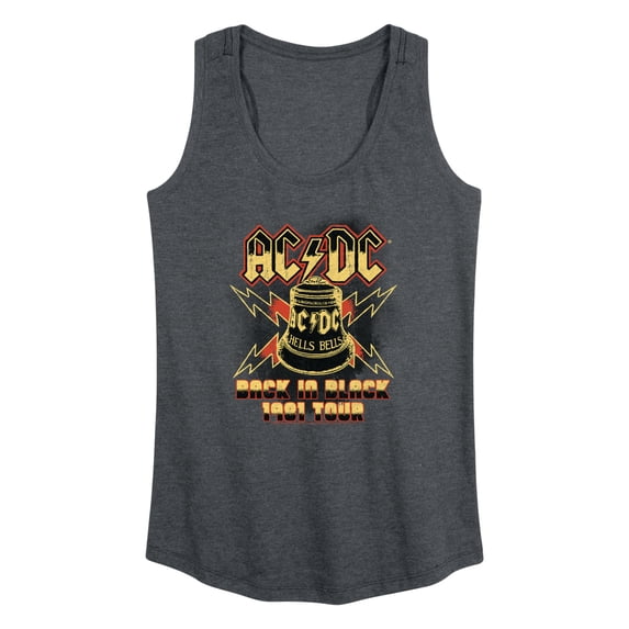 AC/DC - World Tour 1981 - Women's Racerback Graphic Tank - Walmart.com