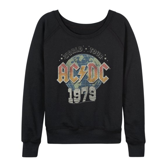 AC/DC - World Tour - Women's French Terry Long Sleeve Pullover