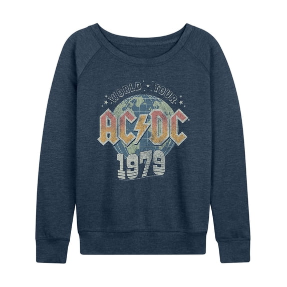 AC/DC - World Tour - Women's French Terry Long Sleeve Pullover