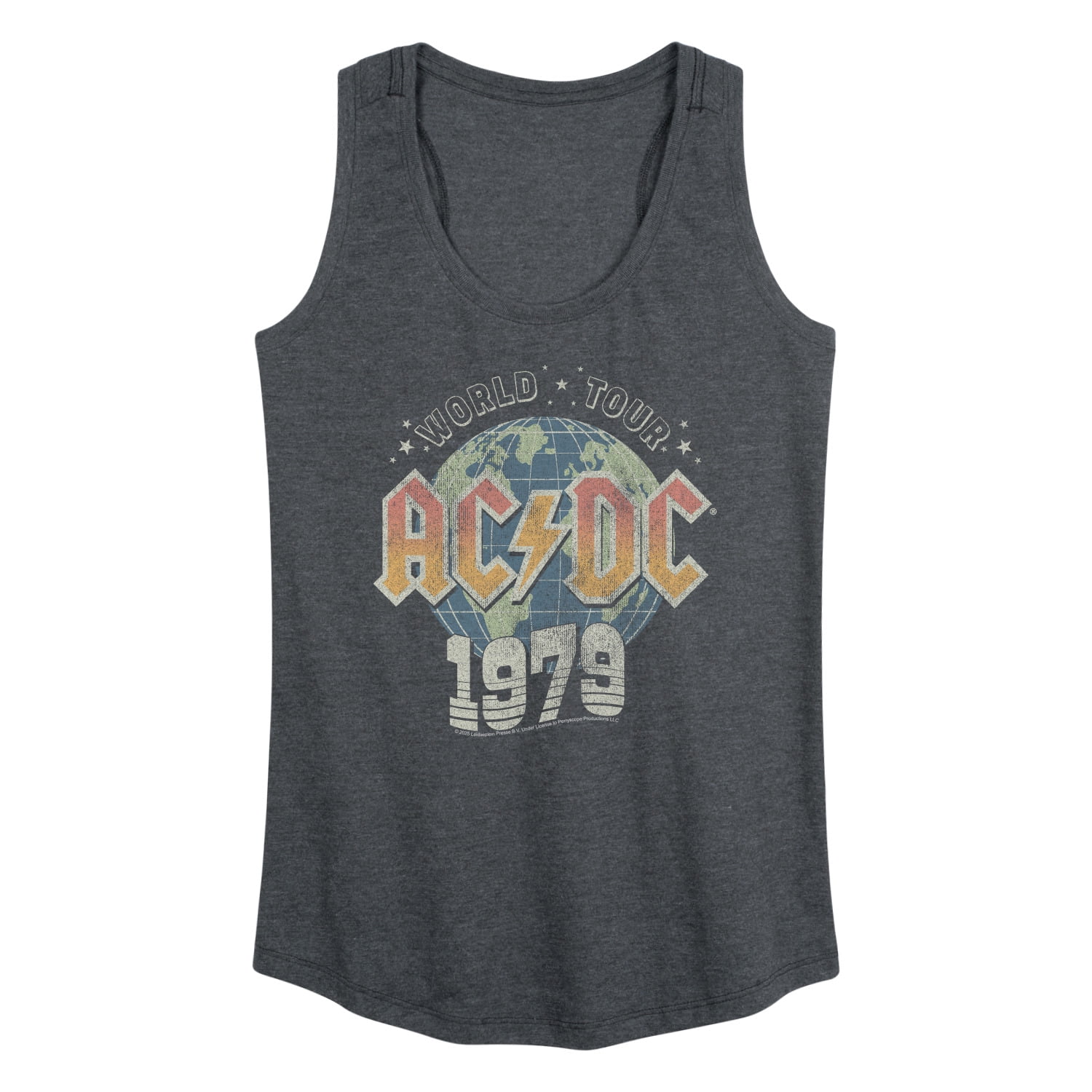 AC/DC - World Tour - Women's Racerback Graphic Tank - Walmart.com
