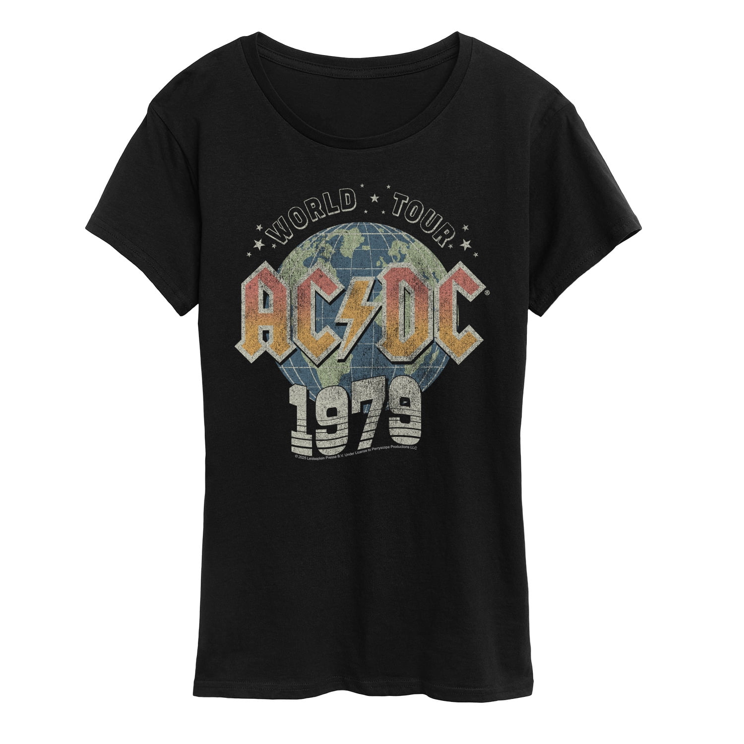 AC/DC - World Tour - Women's Short Sleeve Graphic T-Shirt - Walmart.com