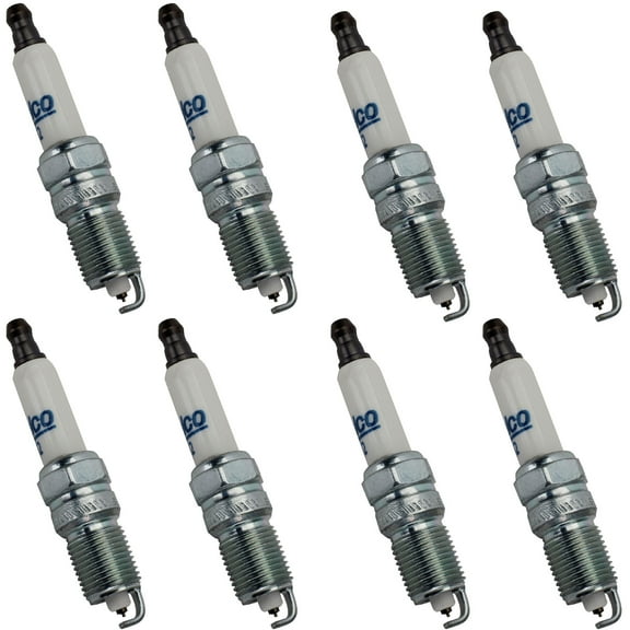 AC Delco 41-962 Double Platinum Spark Plugs, Set of 8